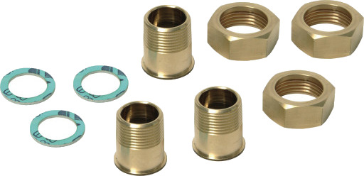 Danfoss Gjenget nip TVM-W DN 20 G 3/4 i Messing for Hydraulikk