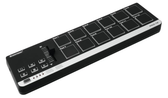 OMNITRONIC PAD-12 MIDI-kontroller OMNITRONIC PAD-12 MIDI-kontroller