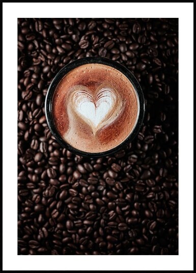 love latte Poster Plakat / 40x50cm