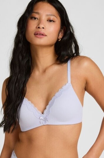 Hunkemöller Vattert bh uten bøyle Lola Lilla