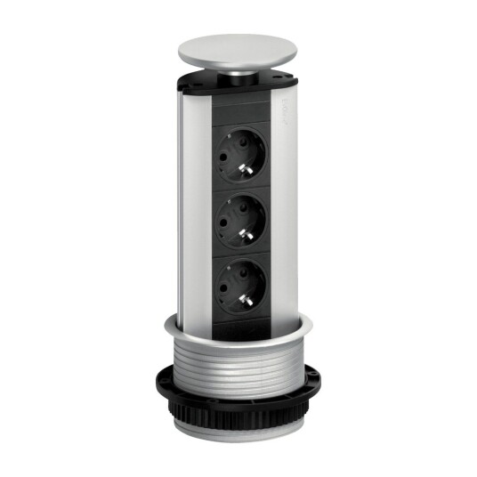 EVOline Port 3 X Sokkel Sølv
