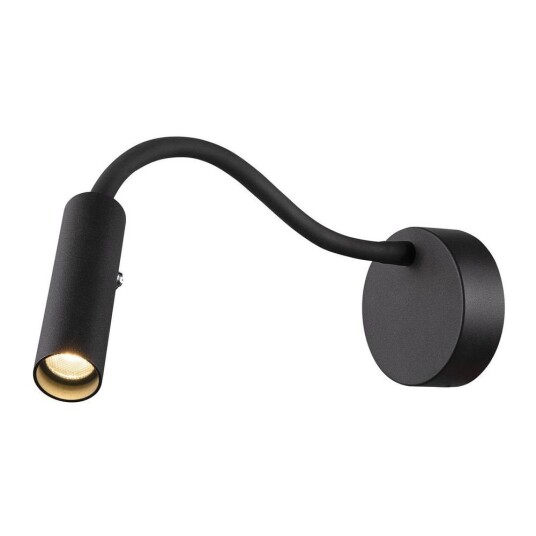 SLV Karpo Goose Vegglampe Black
