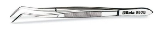 Beta Tools Bent Point Pinsett (Be993g)