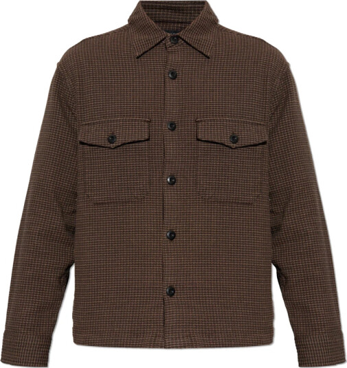 AllSaints Herre Skjorter Brun L,