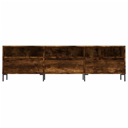 vidaXL TV-benk røkt eik 150x30x44,5 cm konstruert tre 8720845875169