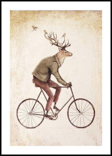 Even a Gentleman rides Plakat Plakat / 50x70cm