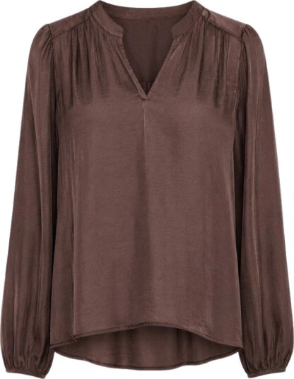2 Biz Dame Bluser & Skjorter Brun S,