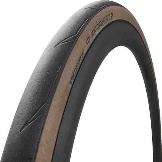 Vredestein Superpasso 2 foldedekk med slange landevei 700 x 28c sort/transparant