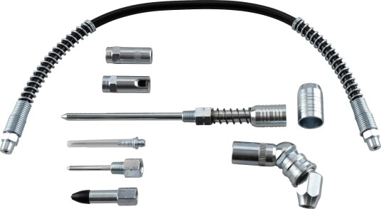 PELA 566547 Adaptersett til fettpresse, 8 deler, Verksted & bil