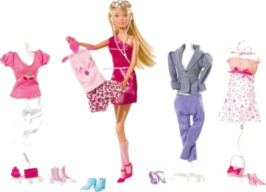 Steffi Love Dukke Lekesett m/ 45 deler Mega Fashion Steffi Love Dukke Lekesett m/ 45 deler Mega Fashion