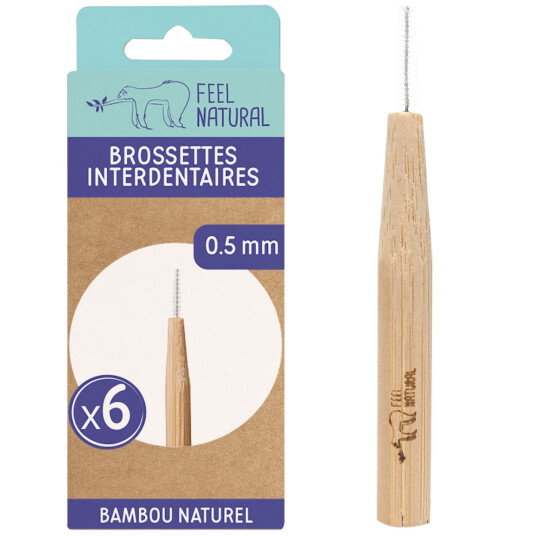 Bambus Gap Brushes Feel Natural 0,5 mm 6 pcs.