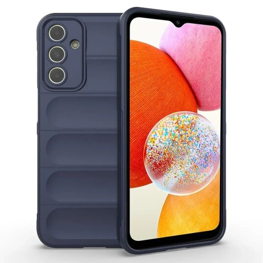 INCOVER Samsung Galaxy A15 (5G) / A15 Fleksibelt Plastdeksel - Mørke blå