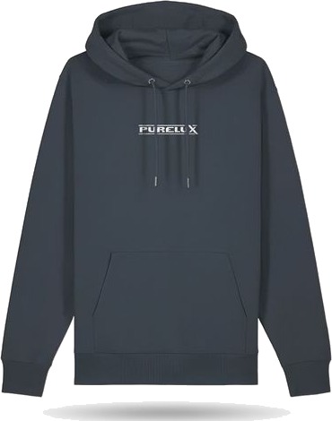 Hettegenser PURELUX Embroidered Logo   Antrasitt XL