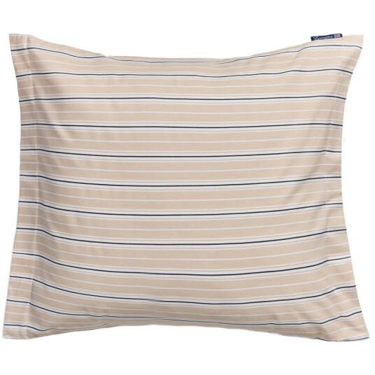 Lexington Striped Poplin Putevar 65x65 cm Beige
