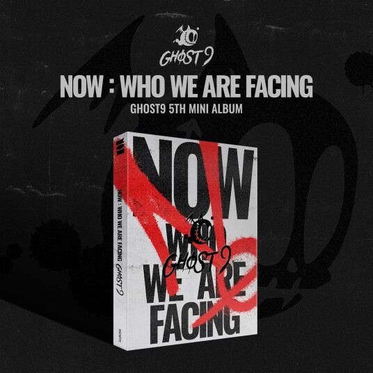 Ghost9  Now: Who We Are Facing (Photocard, Postcard, Stand, Sticker, Gleez Sticker + Gleez Accordion Calenda  CD