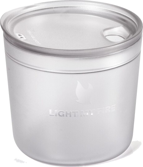 Light My Fire Tumbler med snap lid short Transparent