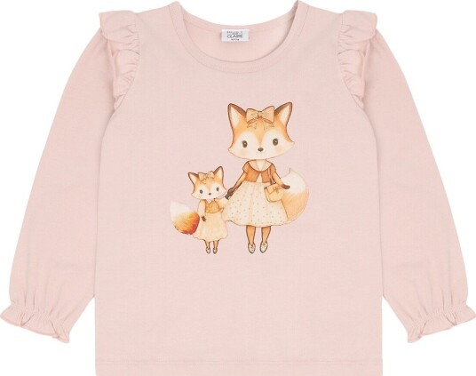 Hust and Claire Genser - HCAlma - Fox - Stillhet Rosa - Hust and Claire - 8 år (128) - Genser Beige