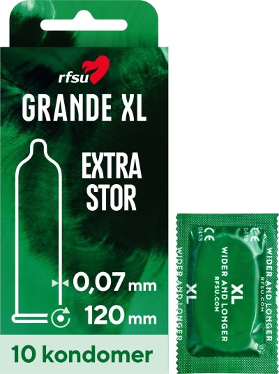 RFSU Grande XL 10 stk RFSU Grande XL 10 stk