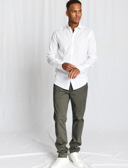 Bruun & Stengade Bs Kohlbacher Modern Fit Shirt White 43