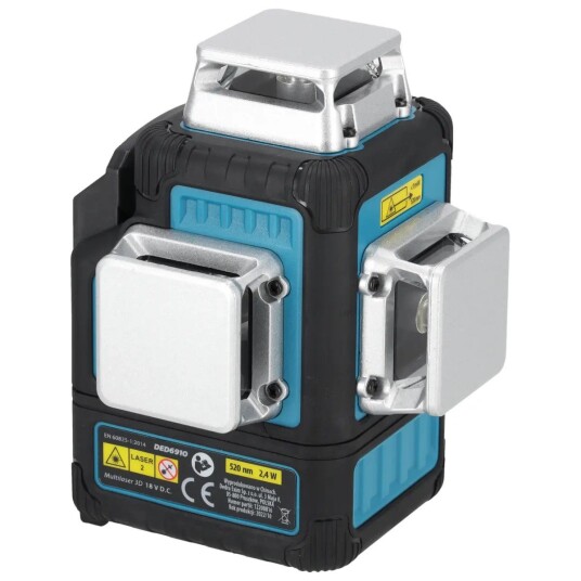 Dedra 3D Krysslaser MC0906 Grønn 18v IP54 Dedra 3D Krysslaser MC0906 Grønn 18v IP54