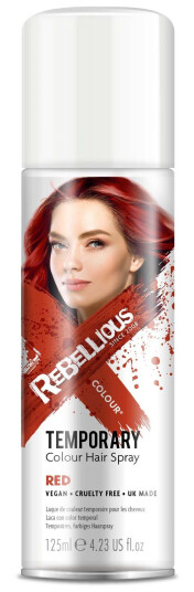 Rebellious Colour Hair Spray Red