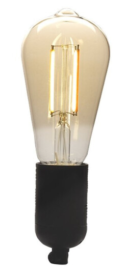 Denver Lbf-403 Led-Filamentlyspære Form: St64 E27 4.9 W Varmt Hvitt Lys 1800-2700 K Denver Lbf-403 Led-Filamentlyspære Form: St64 E27 4.9 W Varmt Hvitt Lys 1800-2700 K
