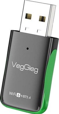 WiFi 6 & Bluetooth 5.4 USB-adapter - 5G Dual Band Trådløst Nettverkskort