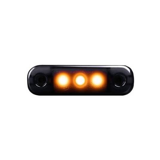 Posisjonslys Strands Dark Knight Super Dark Slim 3LED   12/24V / 1W / 84 mm Oransje