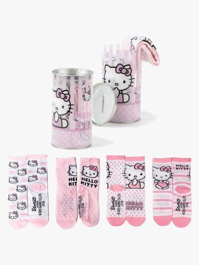 Hello Kitty Sokker 4-Pakk, 35-38