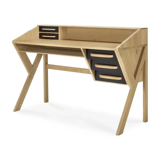 Ethnicraft Origami skrivebord svart