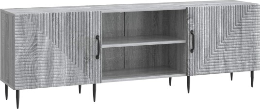 TV skap Grå sonoma 150 x 31 x 50 cm Konstruert tre TV skap Grå sonoma 150 x 31 x 50 cm Konstruert tre