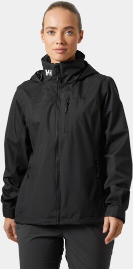 Helly Hansen Crew Seilerjakke Med Hette 2.0 Dame Svart S
