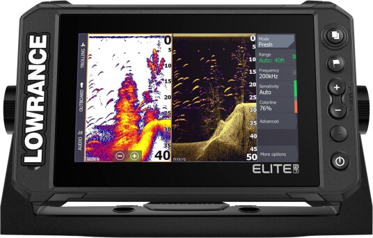 Lowrance Elite FS ekkolodd og kartplotter - Lowrance Elite FS 7, ingen svinger