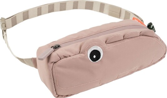 Done by Deer Quilted Cross Over Kids Bag Croco Powder   Pink   ONE SIZE
