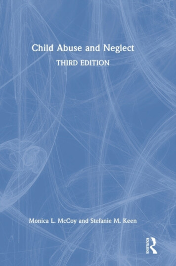 Child Abuse and Neglect