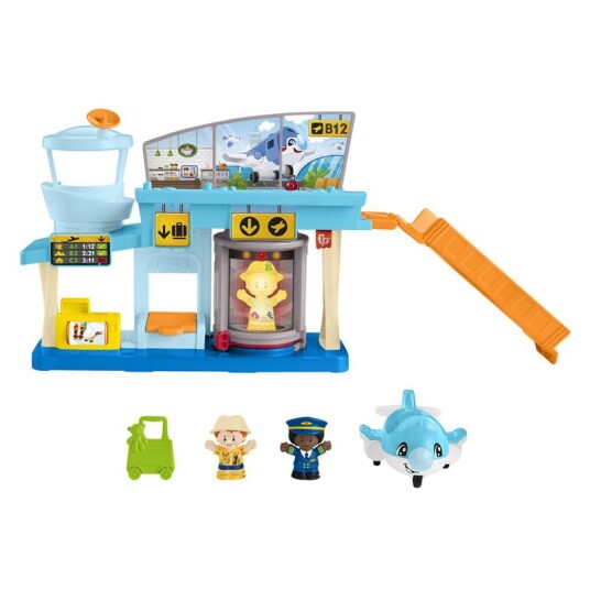 Fisher Price Little People EVeryday Adventures Airport Toddler Playset Airplane & 3 Play Pieces Fisher Price Little People EVeryday Adventures Airport Toddler Playset Airplane & 3 Play Pieces