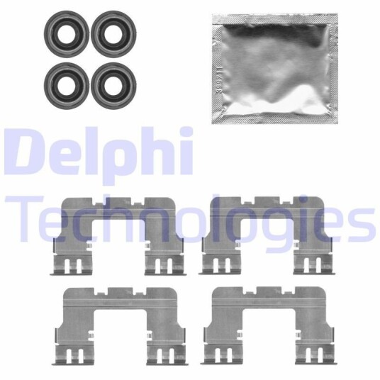 Tilbehørsett, skivebremse belegg DELPHI LX0617