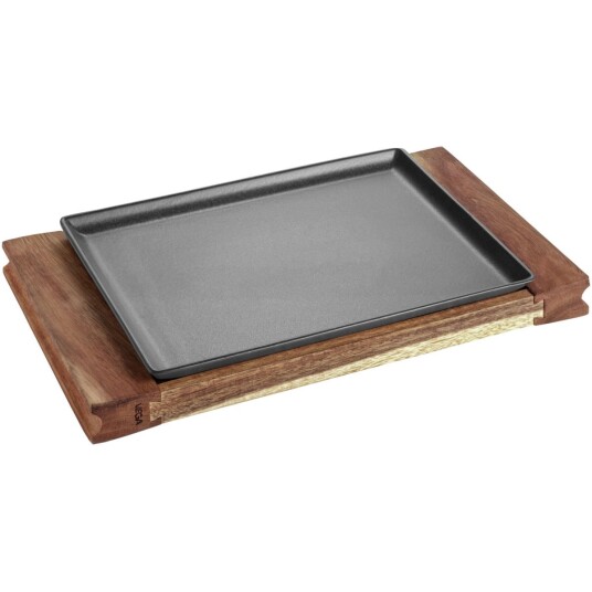 Vega Trebrett Aria inkl. serveringsfat Masca 35.4x21x2.8 cm  Akasie brun/Svart Rektangulær