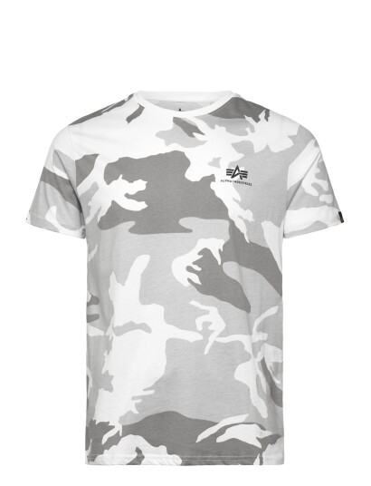 Alpha Industries Basic T Shirt Sl Camo White XL