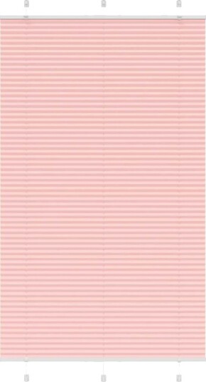 plisségardin Rosa 120x200 cm Stoff Bredde 119,4 Polyester