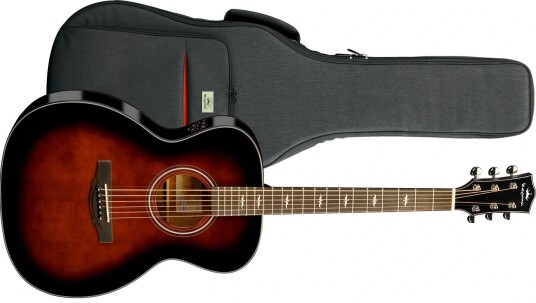 Kepma Guitars Solid Top F1e Walnut Om Ak.Gitar M/pickup