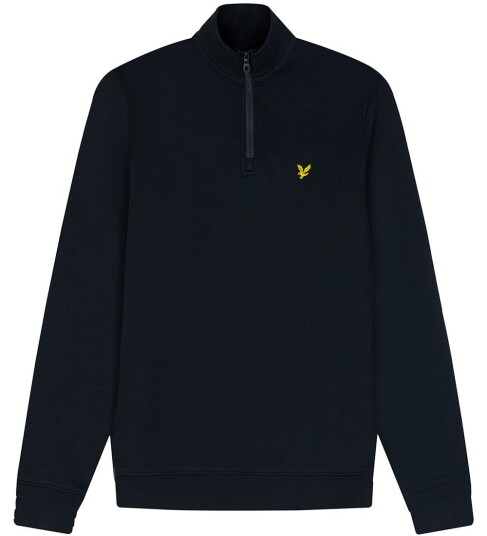 Lyle & Scott Collegegenser Quarter Zip Pullover Blå Lyle & Scott Collegegenser Quarter Zip Pullover Blå