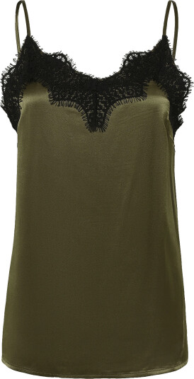 Soaked Slirini Lace Top Khaki green XL
