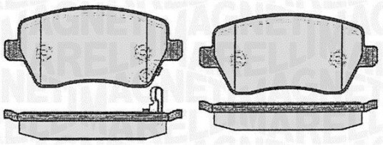 Bremseklosser MAGNETI MARELLI 363916060353