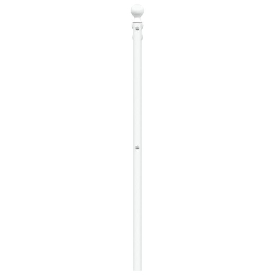 Sengegavl i metall hvit 80 cm 8720845883935