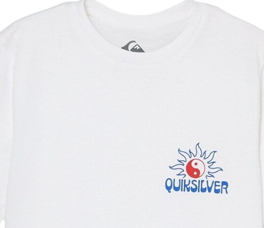 Quiksilver T skjorte   Fusjon   White   Quiksilver   16 år (176)   T skjorte   Hvit