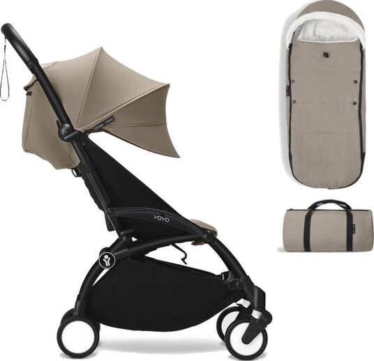 Trille Stokke® Yoyo³ Taupe Inkl. Vognpose