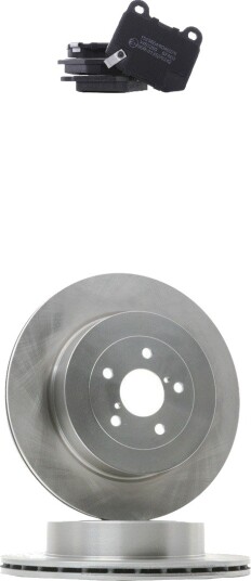 Bremseskiver og -klosser RIDEX 3405B2490