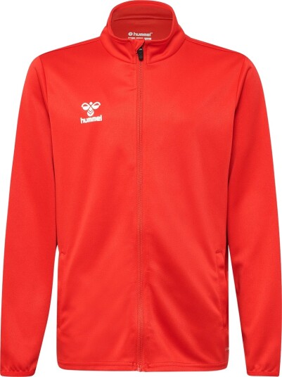 Hummel Cardigan - HmlEssential Track Jakke - Rød - Hummel Teamsport - 8 år (128) - Cardigan