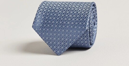 Canali Jacquard Silk Tie Sky Blue Canali Jacquard Silk Tie Sky Blue